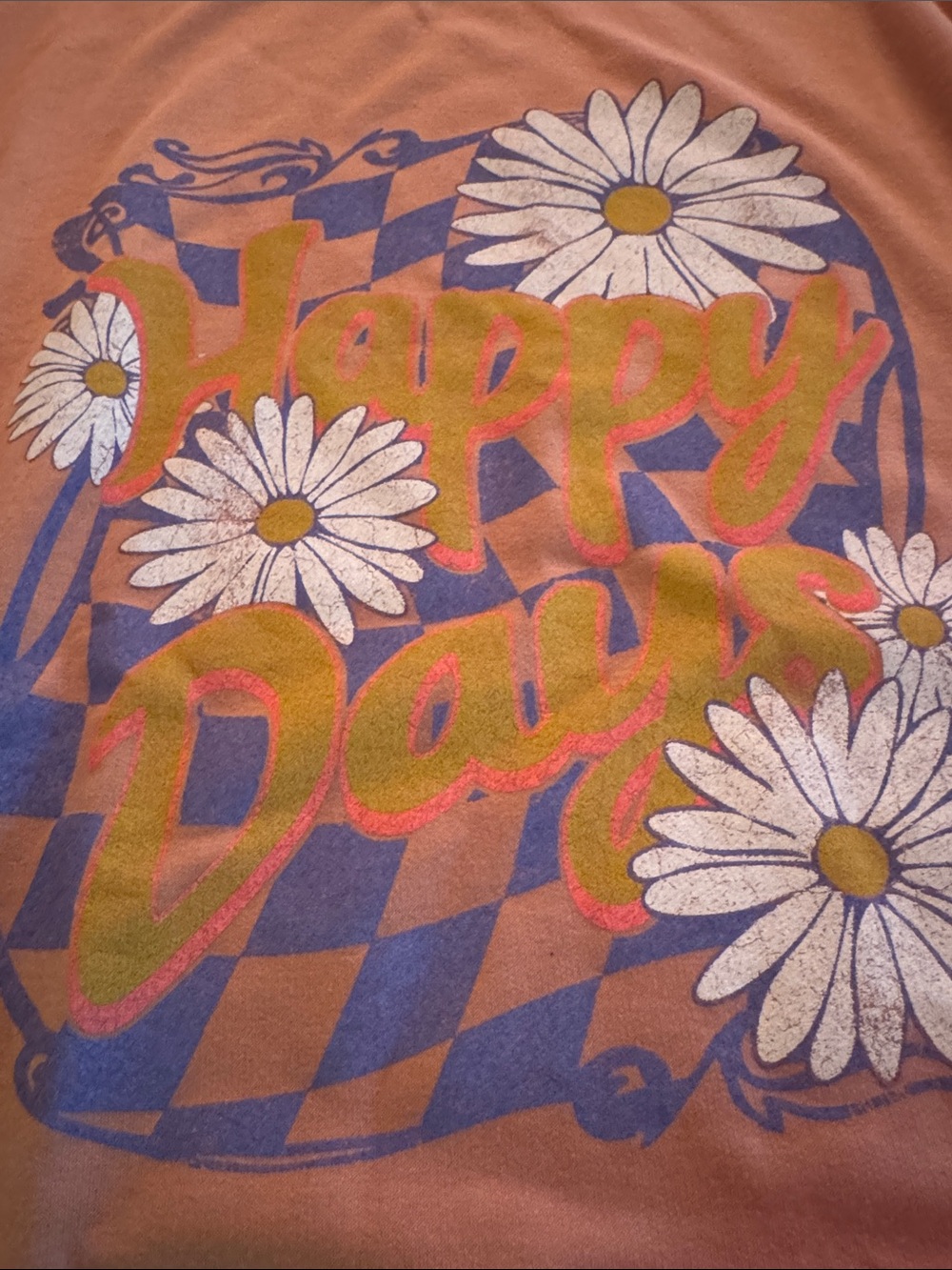 Happy Days Daisy Graphic Tee - Women's Rose - Picture 3 of 4